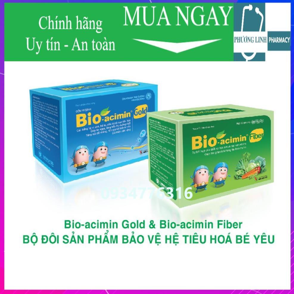 ✅ Bioacimin FIBER và BIOACIMIN GOLD tăng hấp thu giảm táo bón cho trẻ hộp 30 gói