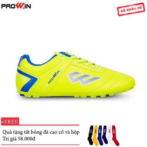 Giày Đá Bóng, Giày Đá Banh Prowin S50 ( 4 Màu TẶNG KÈM TẤT ) - Dành Cho Người Lớn [ UyTin Sport ]