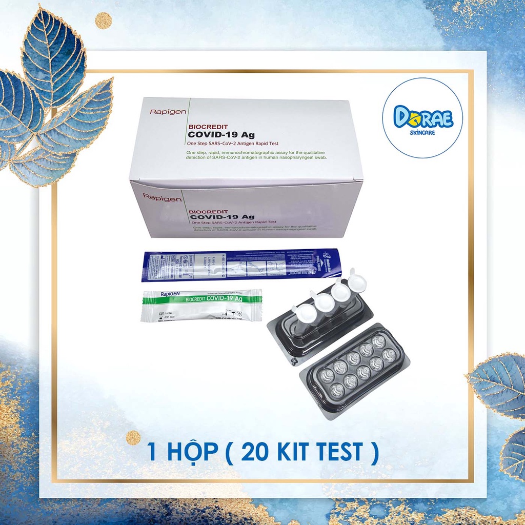 ✅[Hỏa Tốc_HCM] Kit test nhanh Covid-19 BioCredit Ag Hàn Quốc Nhập Khẩu Chính Hãng