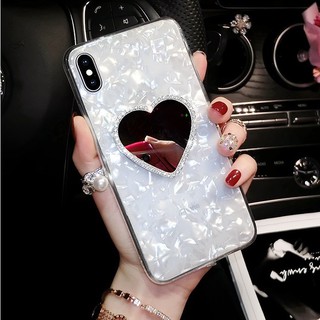ỐP LƯNG IPHONE VÂN ĐÁ CÓ GƯƠNG