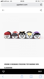 KRUNK X BIGBANG ( SALE LỖ )