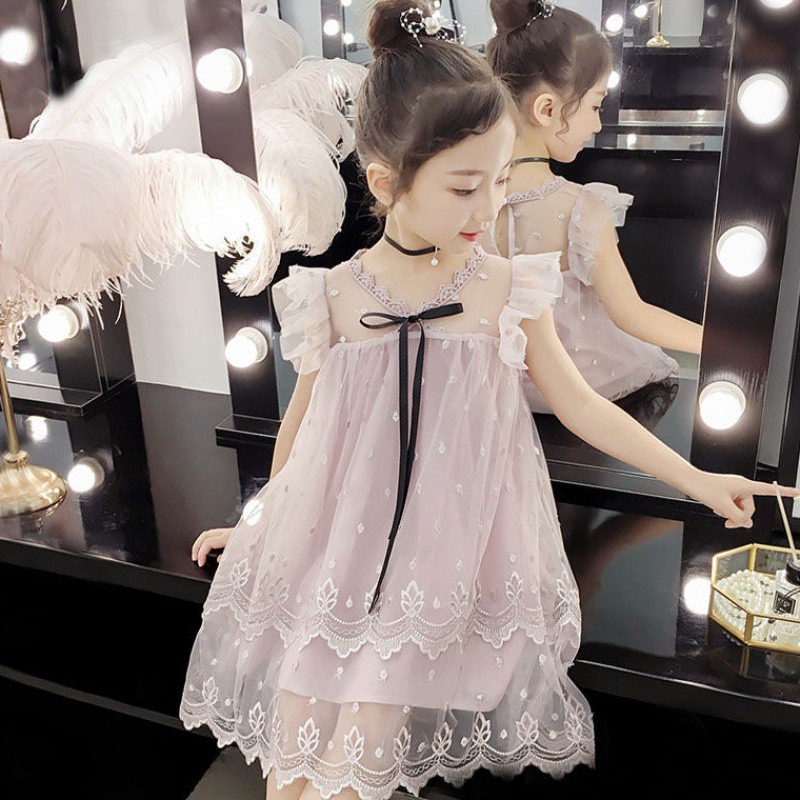 Đầm Xòe Công Chúa Xinh Xắn Dành Cho Bé Gái