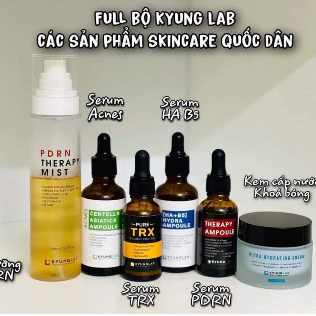 Xịt khoáng kyung lab chính hãng PDNR THERAPY MIST, xịt nước thần tế bào gốc tăng sinh collagen,cấp ẩm phục hồi bảo vệ da