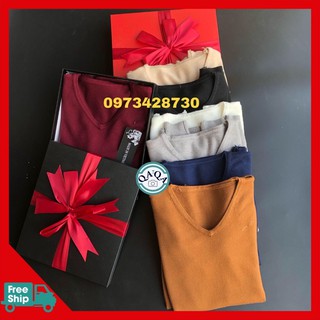 ÁO LEN NAM CỔ TIM ĐỦ CÁC MÀU