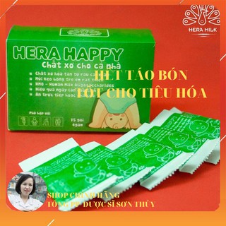 Chất xơ Hòa Tan Hera Happy Chống Táo Bón 💖COMBO 3 HỘP💖CHÍNH HÃNG💖 Đánh Bay Táo Bón Sau 2 lần Sử Dụng, Dùng Cho Mẹ Bé