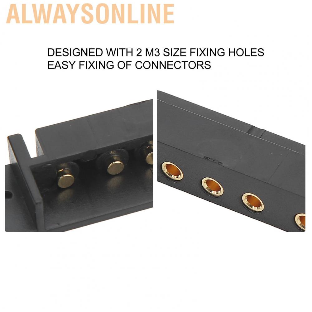 Alwaysonline V Mount Battery Plate Easy Fixing DIY Connector with Hole for PCB