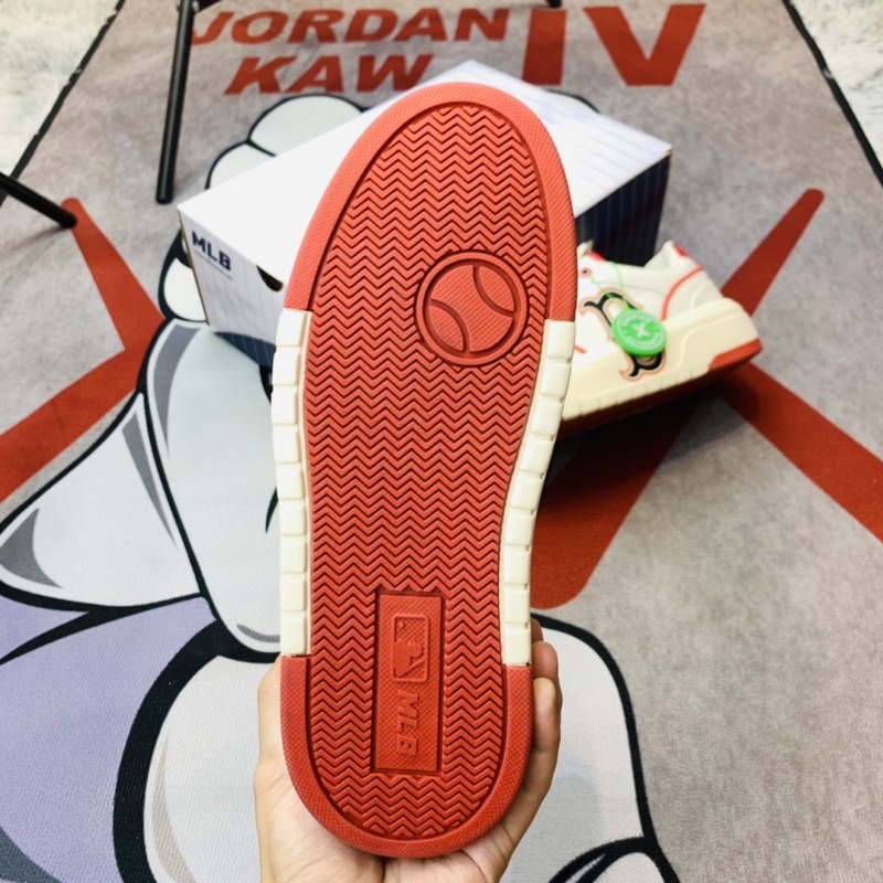 Giày thể thao cổ thấp MLB Chunky Liner Red Boston Hàng SC