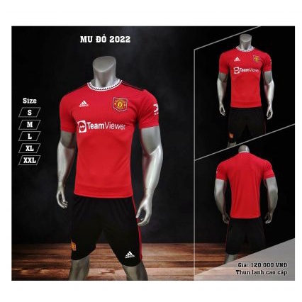 Bộ áo bóng đá MU đỏ Super hàng việt nam cao cấp 2022-2023
