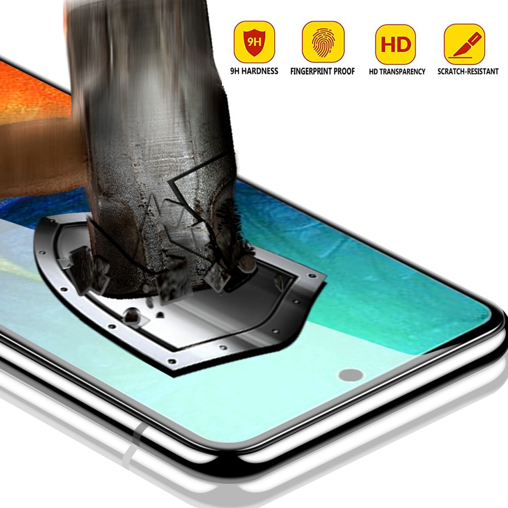 Kính Cường Lực 9H Bảo Vệ Màn Hình Và Camera 2 Trong 1 Cho Samsung Galaxy A51 A71 A81