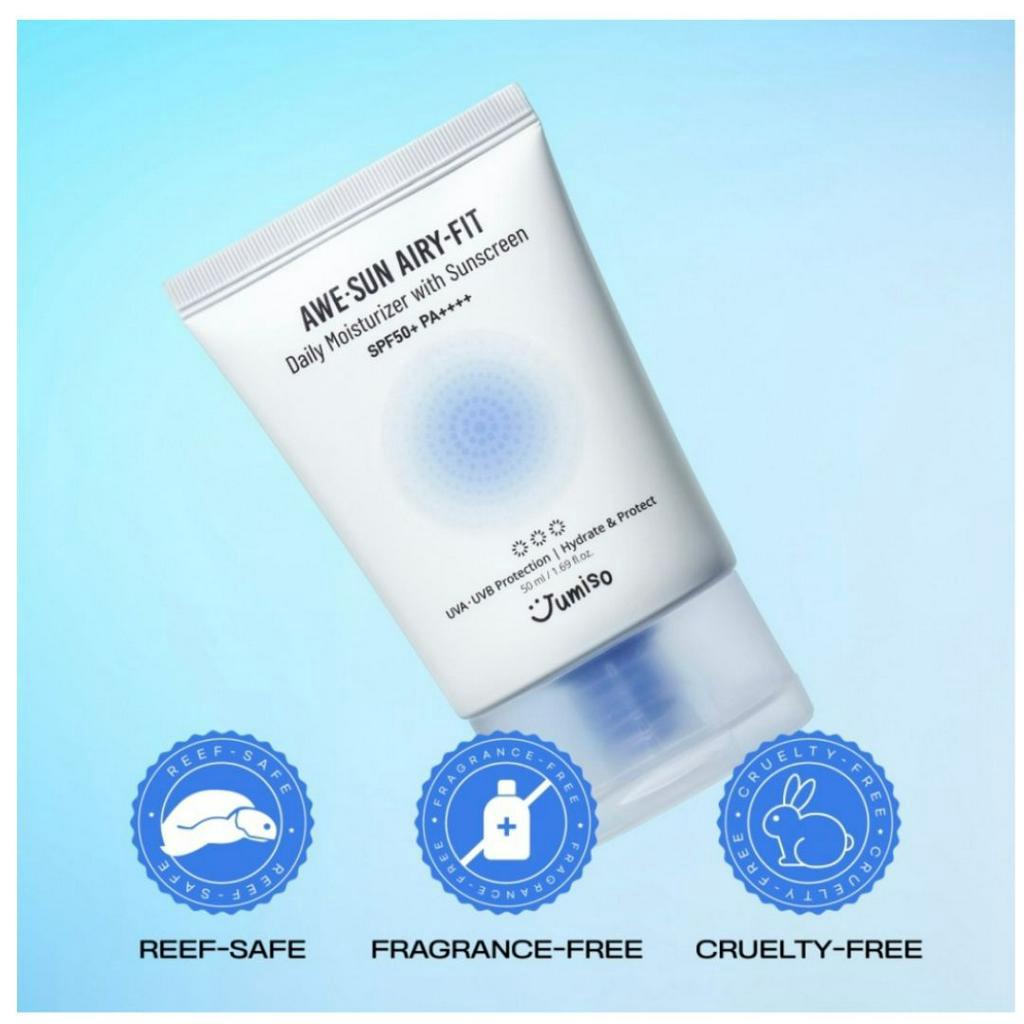 Kem Chống Nắng hữu cơ dưỡng ẩm, phục hồi da JUMISO AWE-SUN AIRY-FIT DAILY MOISTURIZER