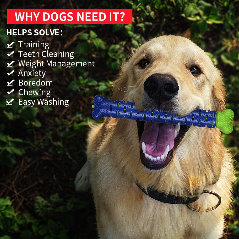 GOGOUP Bàn Chải Đánh Răng Silicone Cho Chó Gặm