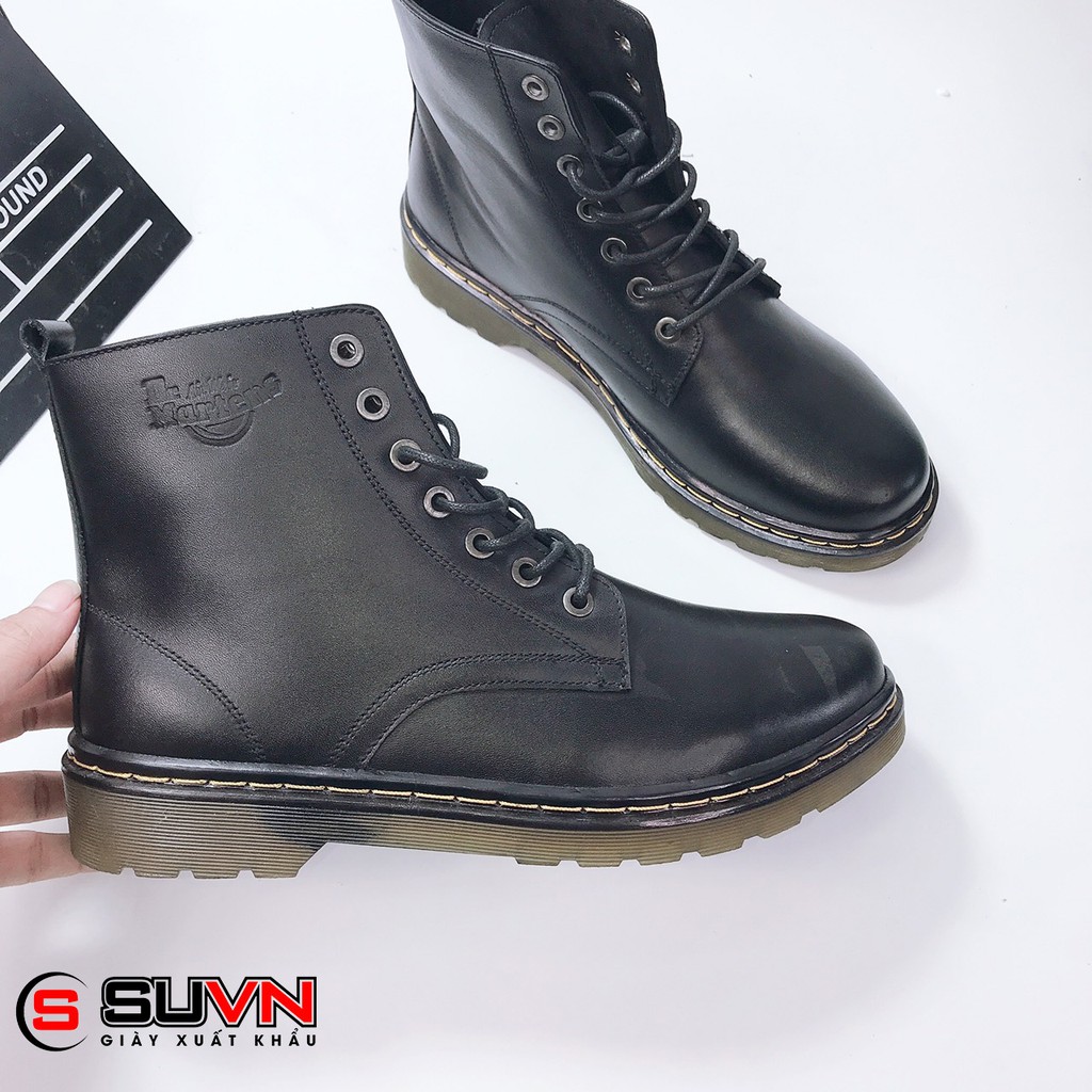 HANO - Giày đốc nam cao cổ buộc dây cá tính da bò cao cấp | BigBuy360 - bigbuy360.vn