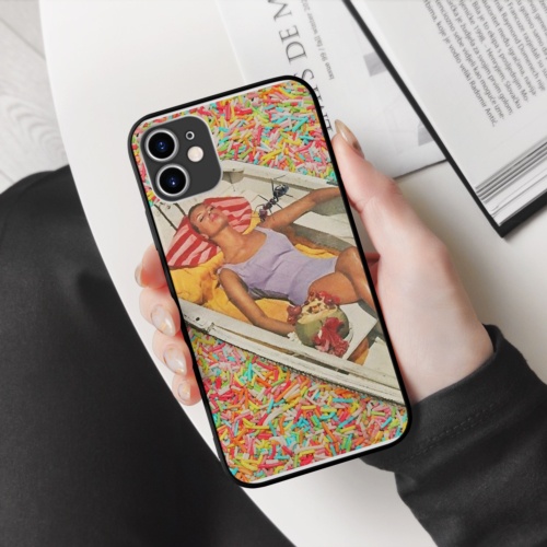 Ốp lưng iphone SAMSUNG hình woman on candy pool collage art minimalism đẹp ốp dẻo  cho các dòng iPhone PAP20210875