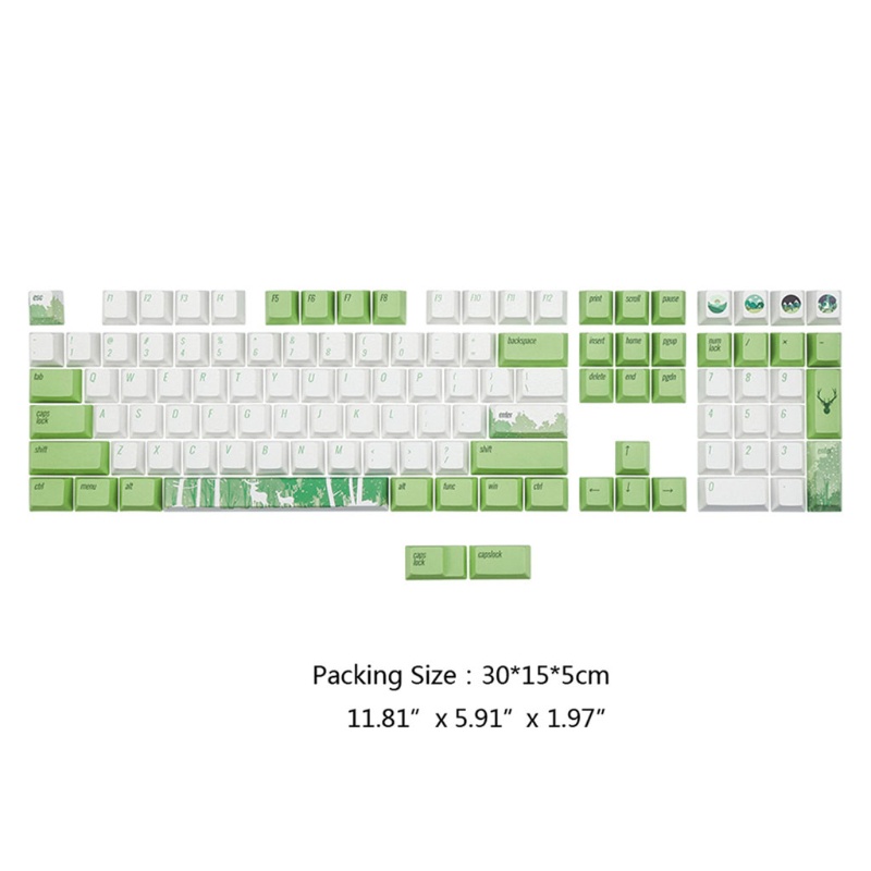 Bộ Phím Pbt Đo Chiều Cao Hình Khu Rừng Độc Đáo
