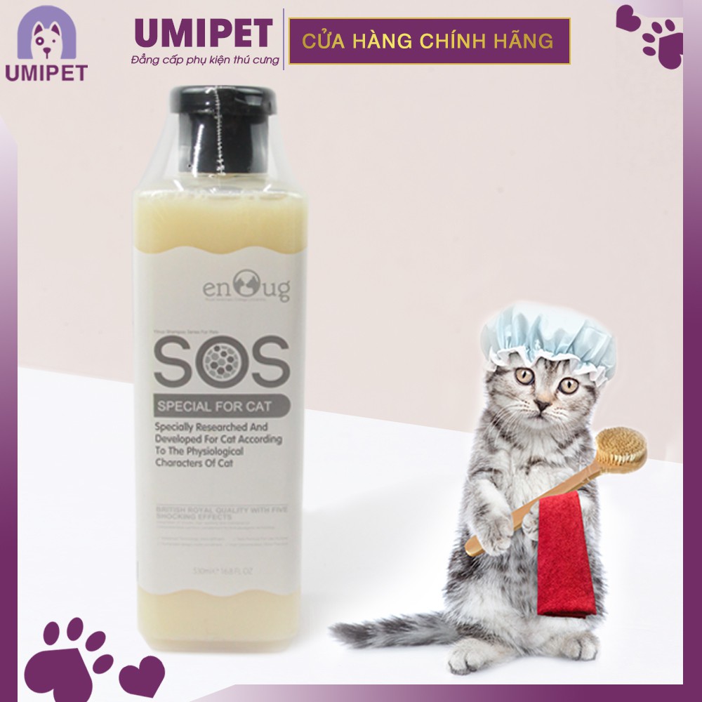 [Mã FMCGMALL - 8% đơn 250K] Sữa Tắm SOS cho Chó Mèo UMIPET 530 ML