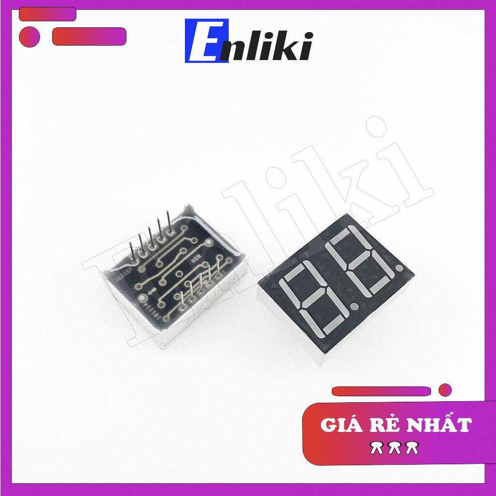 Led 7 thanh 0.56inch 2 Số màu đỏ (Katot Chung)