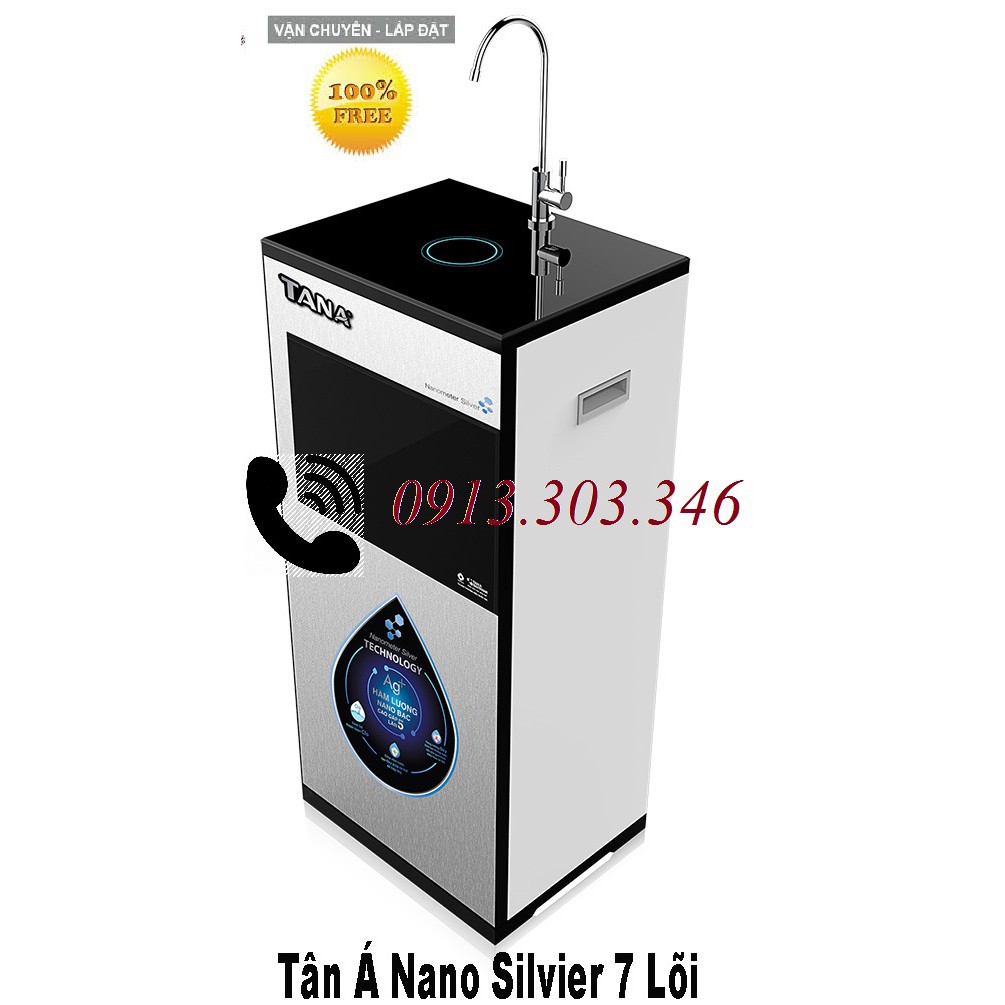 Máy Lọc Nước R.O Tân Á Nanometer Silver 7 Cấp Lọc, bảo hành 12 tháng, tân á đại thành online