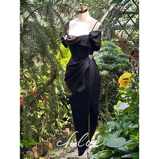 Váy thiết kế chloe sora 22 - váy chất liệu lụa cao cấp - size s - m - l - may đo
