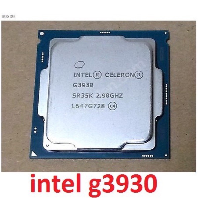 CPU Intel Celeron G3930 2.9 GHz 2MB HD Graphics 600 Kabylake.