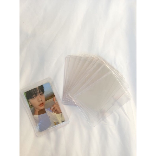 thẻ nhựa trắng trong dùng để đựng ảnh size B8