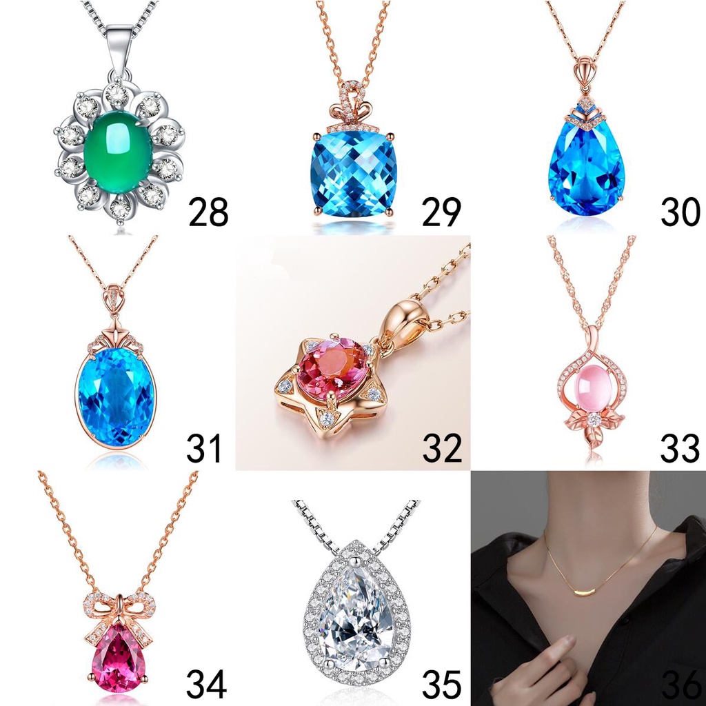 Mặt dây chuyền bạc 925 đính đá kim cương xanh lục bảo thời trang xinh xắn cho nam nữ XL007