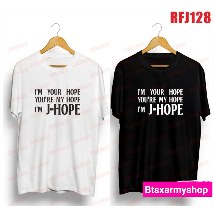 Áo Thun Tay Ngắn In Chữ I'M YOUR HOPE BTS