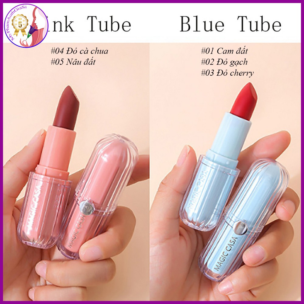 Son lì magic casa love lip glaze dưỡng ẩm lâu trôi