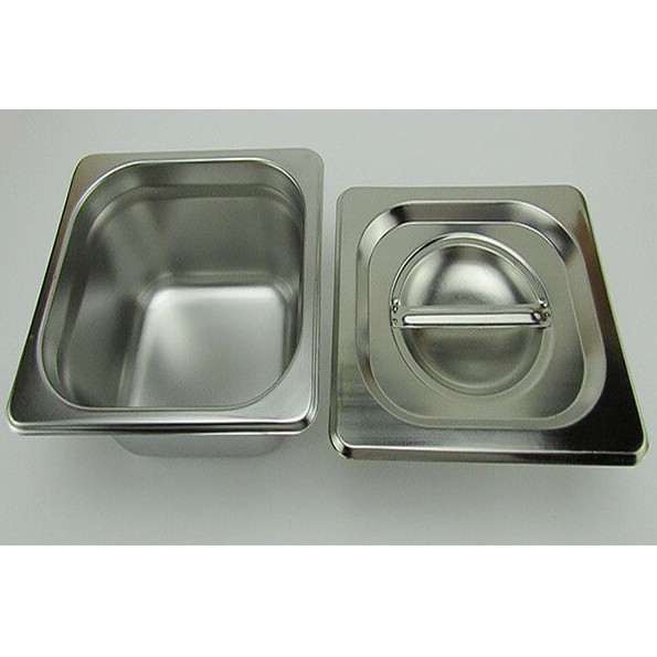 KHAY ĐỰNG TOPPING INOX 1/3 - 1/4 - 1/6 - 1/9