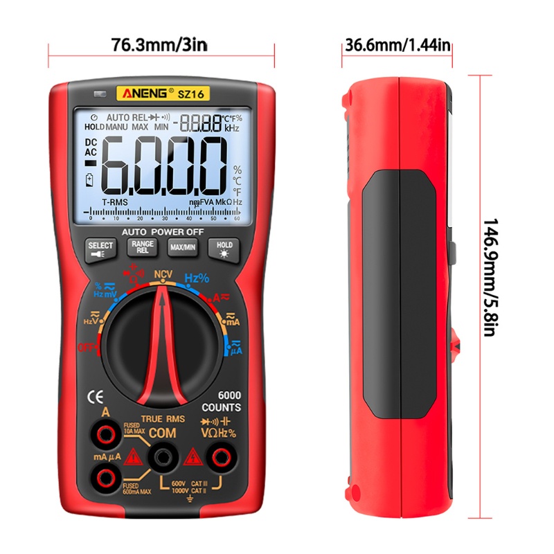 Vạn Năng Kế Kỹ Thuật Số AC / for DC Hz Tetser Capaci