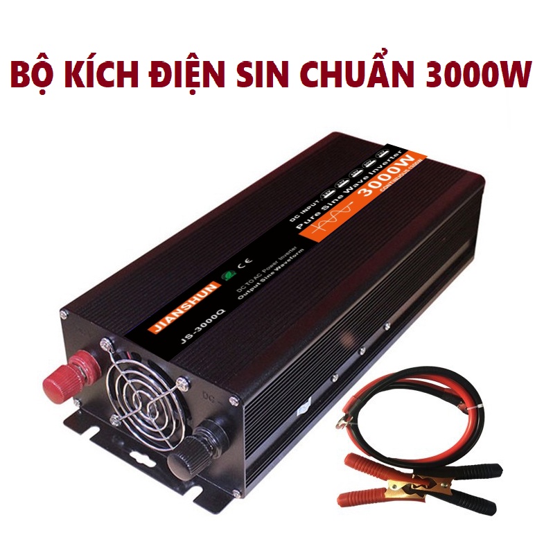 Bộ Đổi Nguồn 12V sang 220V Sin Chuẩn 3000w - Inverter Sin Chuẩn 3000w