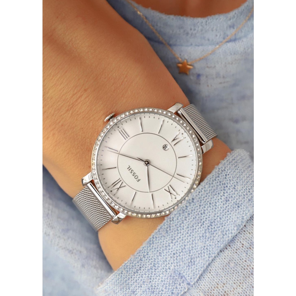 [ ĐẶC BIỆT 18-29.07 - VOUCHER 10%] - Đồng hồ Nữ Fossil dây kim loại ES4627