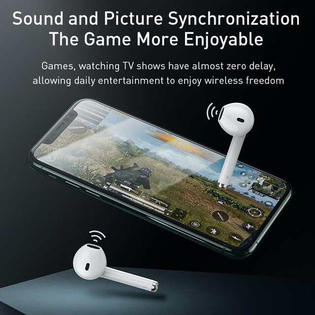 Tai nghe không dây baseus W04 Pro bản sạc không dây chính hãng- Tai nghe Bluetooth baseus encok tws w04 pro sạc nhanh | BigBuy360 - bigbuy360.vn