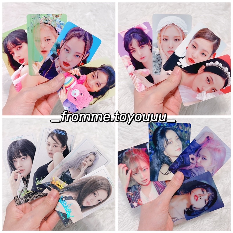 Ảnh photocard Jennie Rosé Lisa Jisoo card BLACKPINK chính hãng