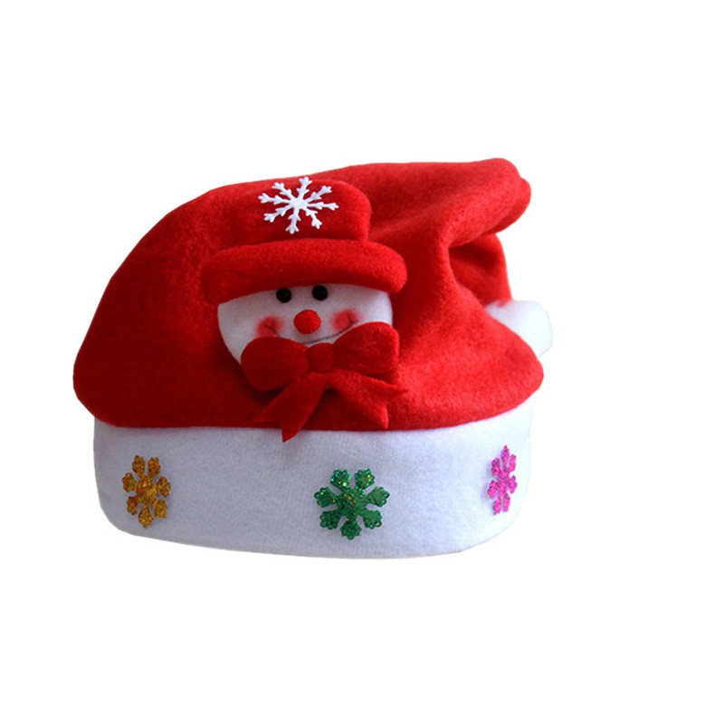 Mũ ông già Noel tích hợp đèn LED cho bé vui chơi giáng sinh cho bé gái