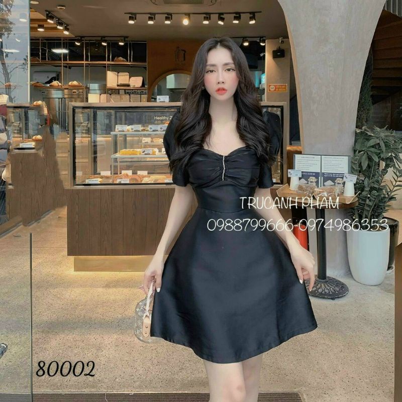 Đầm bigsize from xoè tay bồng