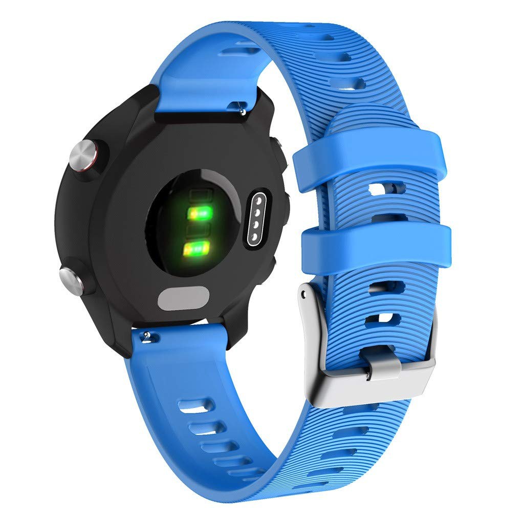 Dây Đeo Silicon Mềm Nhẹ Thoáng Khí Cho Đồng Hồ Thông Minh Garmin Forerunner 245