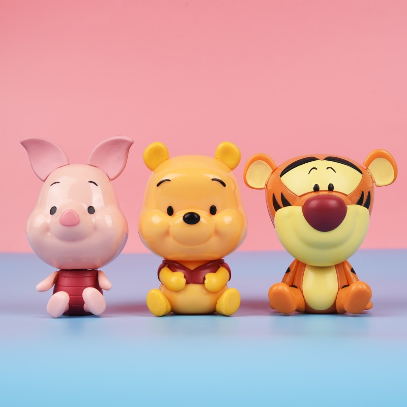Phụ kiện trang trí bánh kem hình nhân vật hoạt hình Winnie the Pooh Mickey Minnie