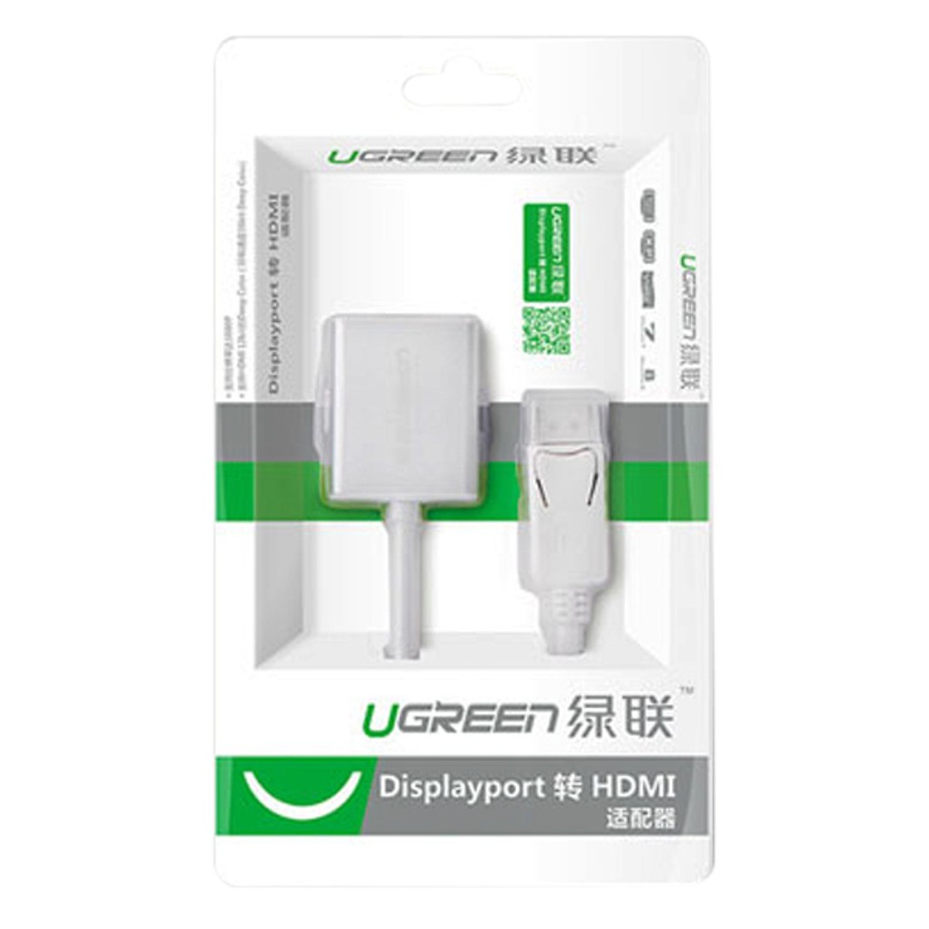 Cáp Chuyển Đổi DisplayPort Sang HDMI Ugreen 20411