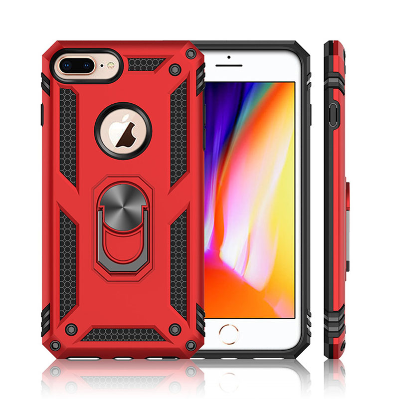 Ốp điện thoại giáp cứng có giá đỡ nhẫn thích hợp cho iPhone 8 7 6S 6 Plus 5 5S SE 2020