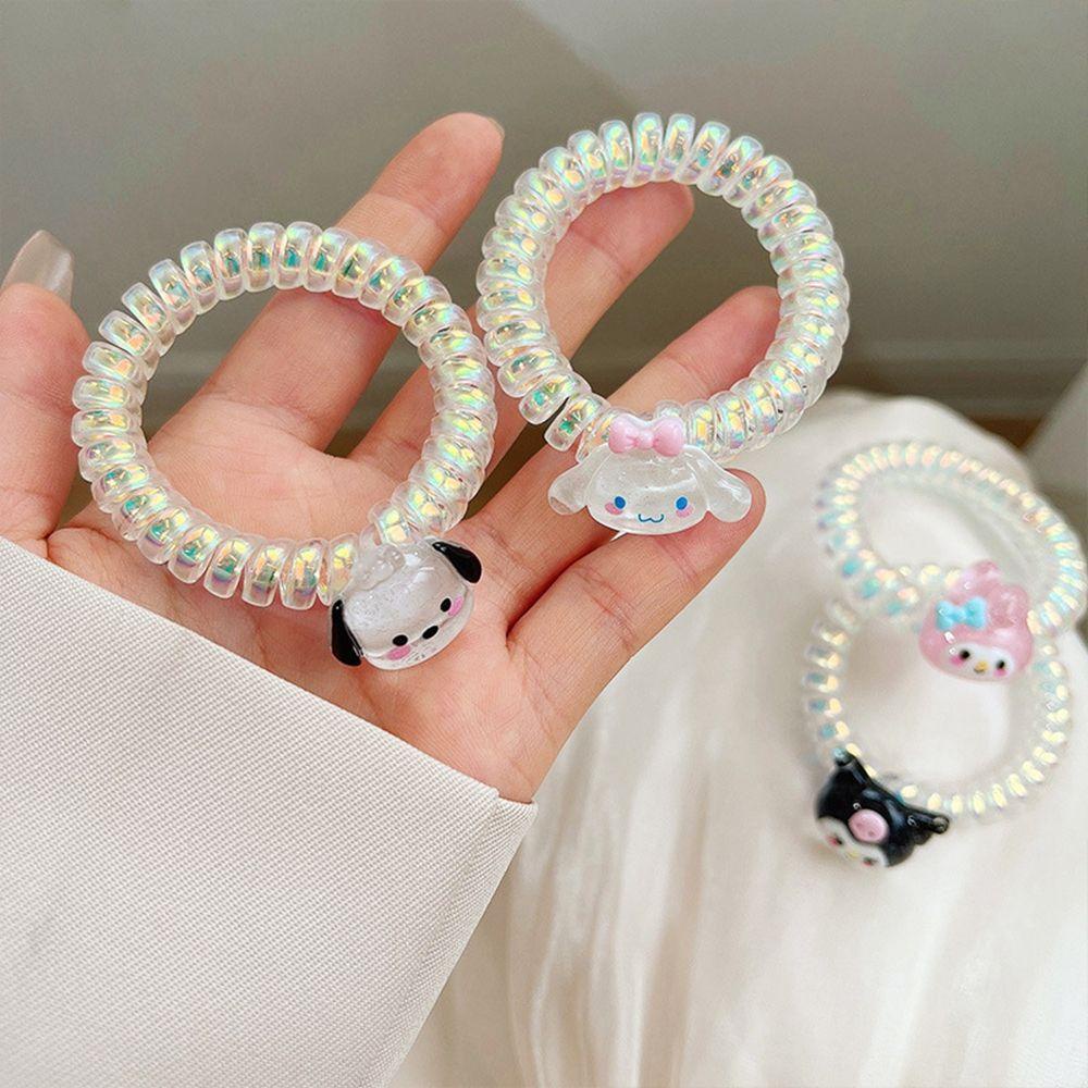 Dây Cột Tóc VANES1 Kiểu Dáng Hoạt Hình Melody Cho Học Sinh