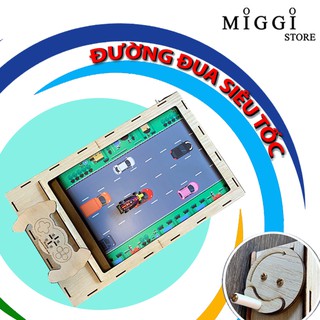 Xe đua Handmade Zunny - Bộ xe đua bằng gỗ cao cấp - Mô hình xe đua - Đồ chơi cho bé