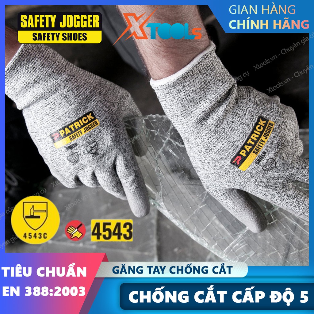 Găng tay chống cắt Jogger Shield - găng chống cắt cấp độ 5 - chống cắt, chống rách, chống đâm xuyên bảo hộ lao động