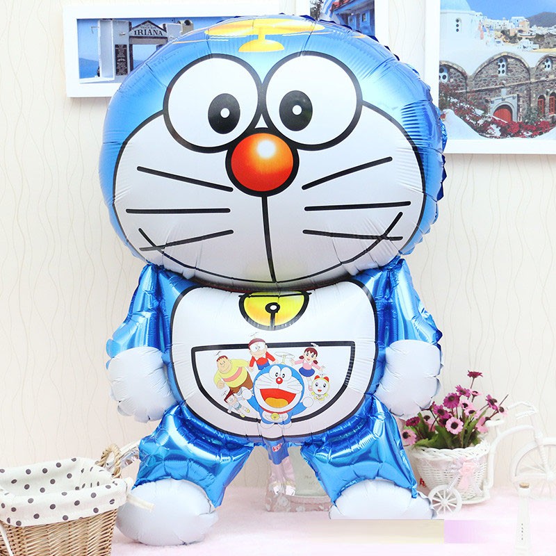 Bong bóng bay sinh nhật doraemon kitty mickey mặt trời