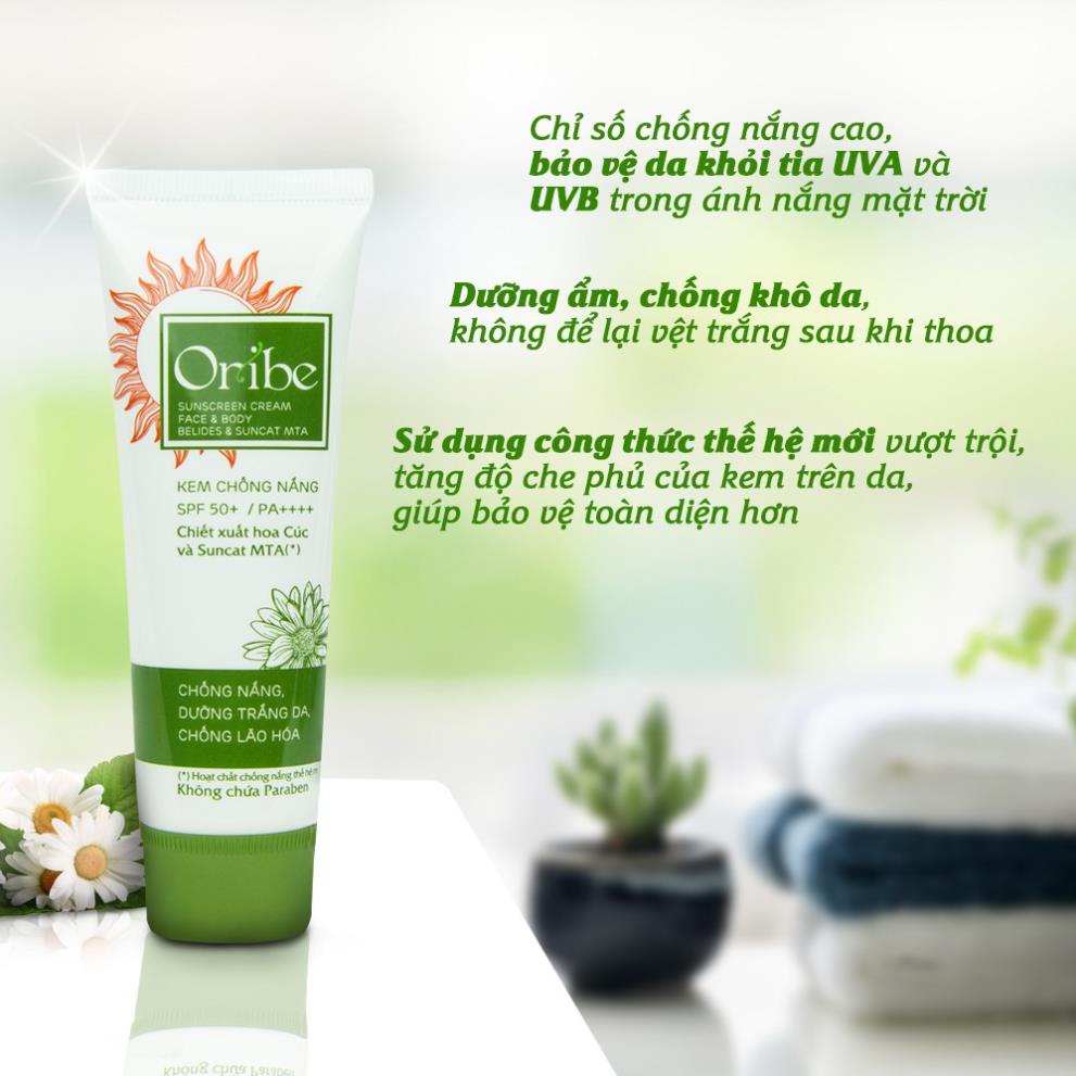 Kem Chống Nắng dưỡng trắng da Oribe Tuýp 30g