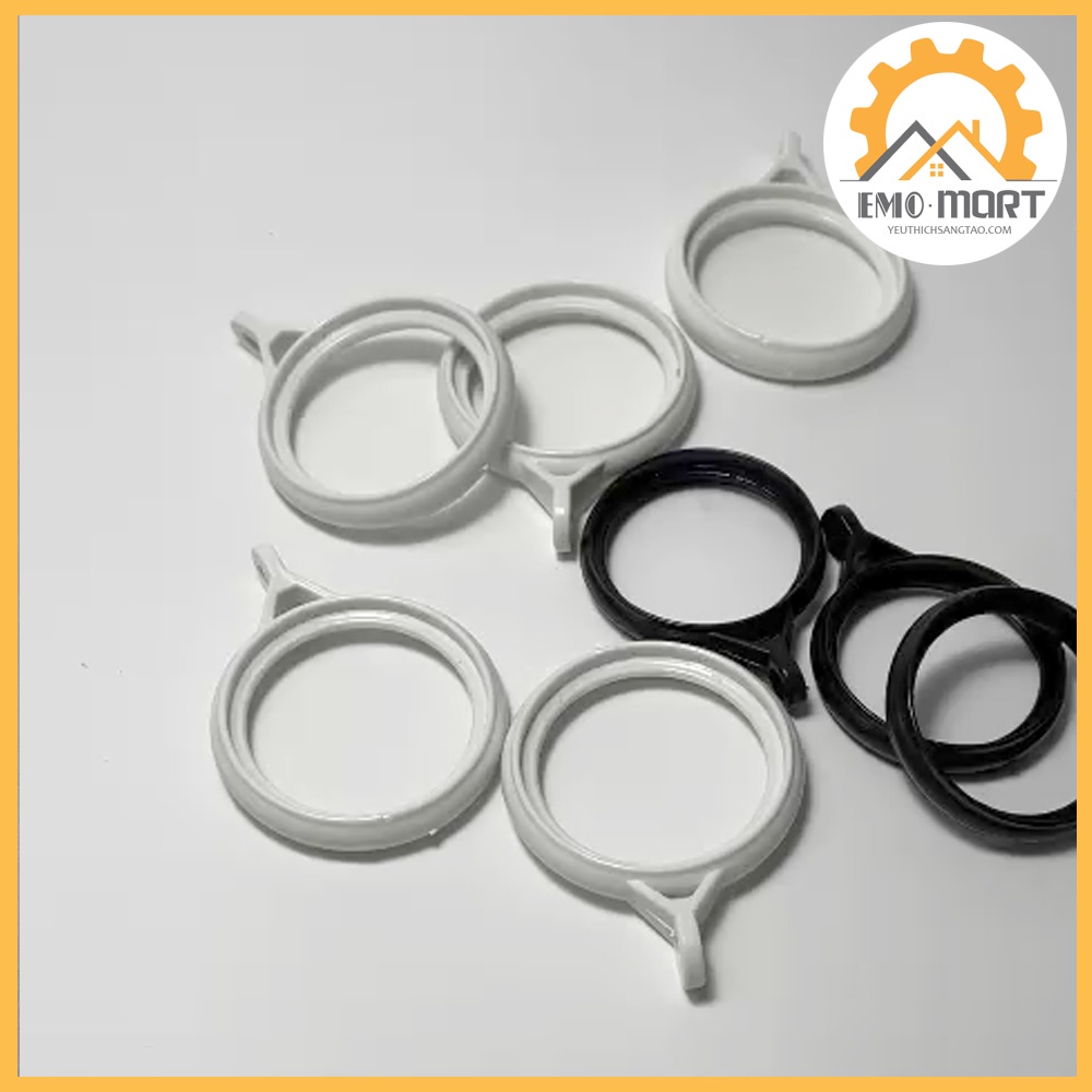 ⚡️𝐅𝐑𝐄𝐄 𝐒𝐇𝐈𝐏⚡️Vòng Khuyên Treo Rèm⚡️ Nhựa ABS cao cấp - Phù hợp với thanh treo rèm phi 28mm | BigBuy360 - bigbuy360.vn