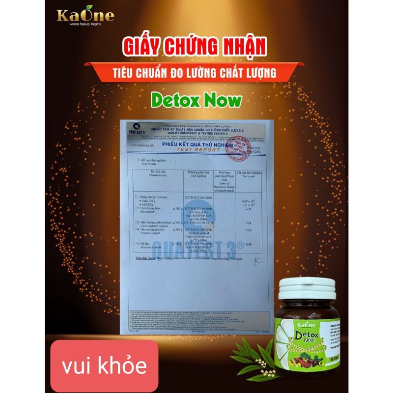 Chính hãng 100% - Detox Now KAONE