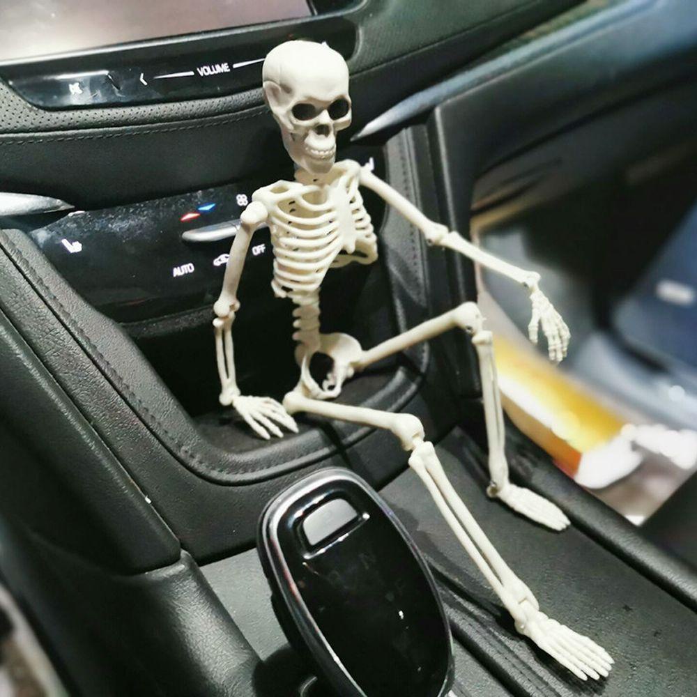 Mô Hình Bộ Xương Người 40CM Linh Hoạt Trang Trí Xe Hơi Dịp Halloween
