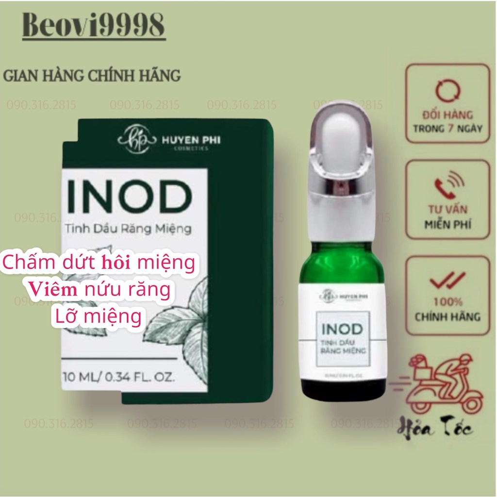 [chính hãng 100%]Tinh Dầu Hôi Miệng INOD Huyền Phi _ Sạch Hôi miệng_Dứt Điểm Vấn Đề Răng Miệng