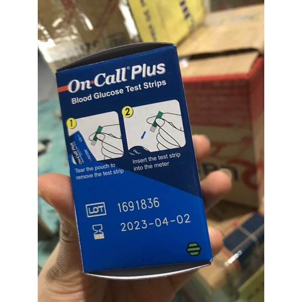 Que thử tiểu đường On Call Plus