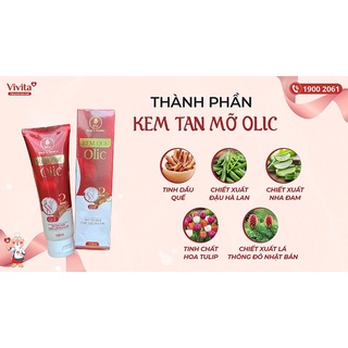 Kem tan mỡ quế Olic